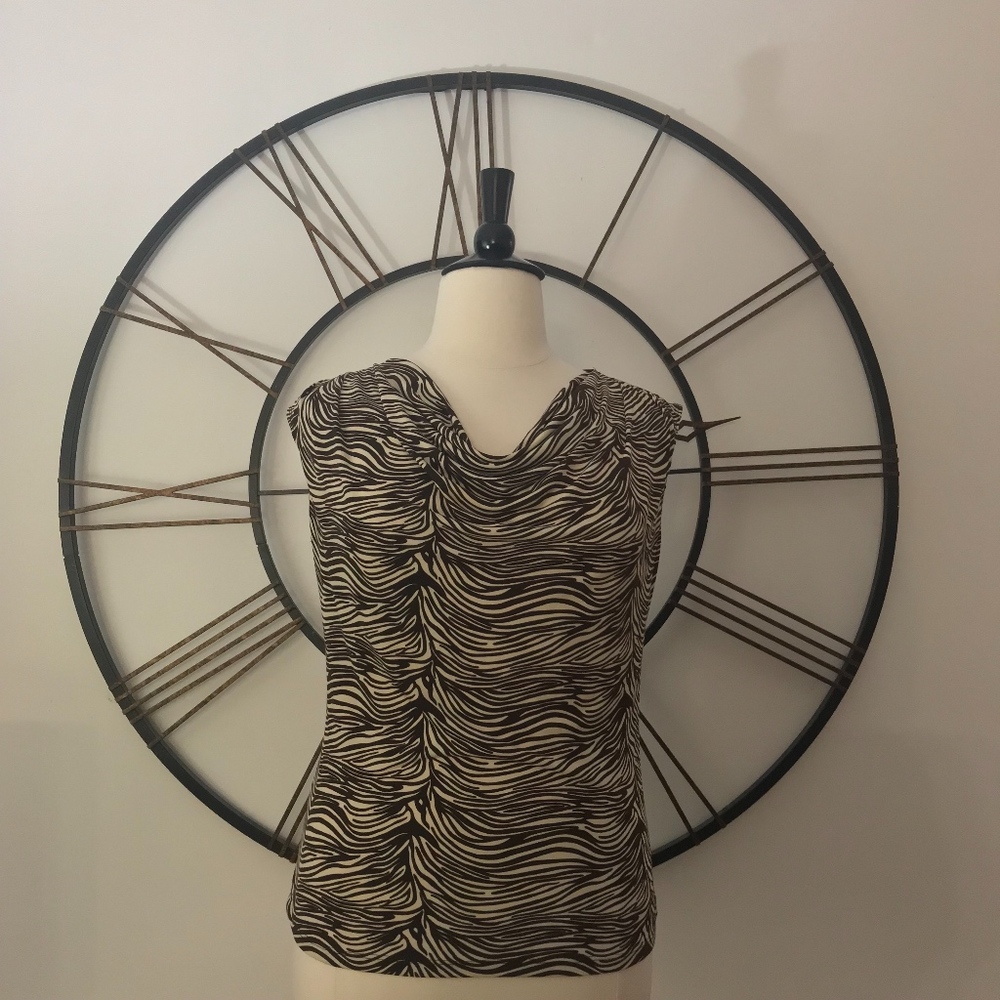 Creative Design Works, Inc. Brown/Tan Top Size L